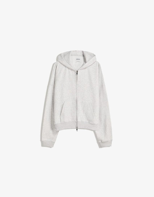 BERSHKA OVERSIZE ZIP-UP HOODIE